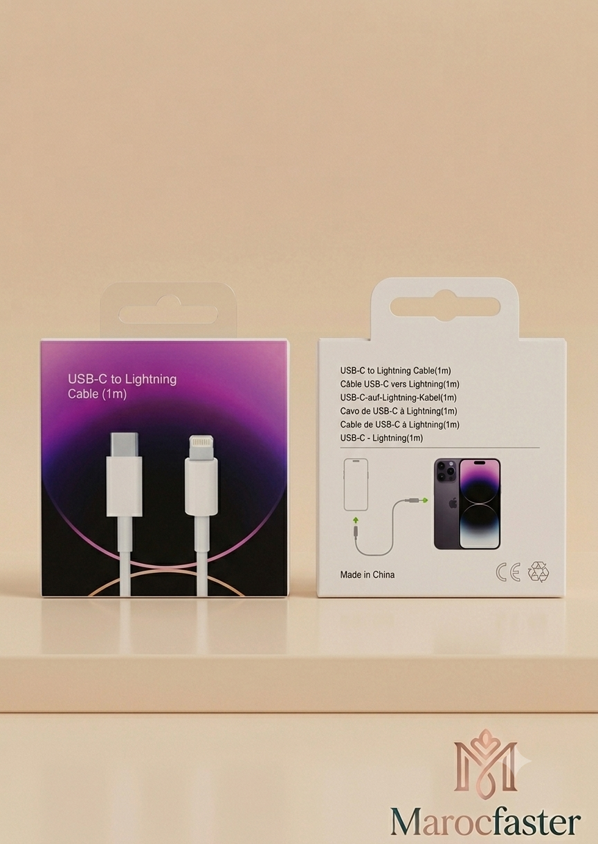 CABLE TYPE-C TO TYPE-C IOS 1M